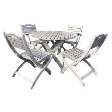 Meranti Outdoor / Garden Furniture Set - Table Set + 4 chair